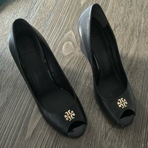 Tory Burch leather wedge